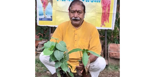 राष्ट्रीय ध्वज अंगीकरण दिवस पर पर्यावरण भारती का पौधारोपण, हर घर को नर्सरी बनाने का आह्वान